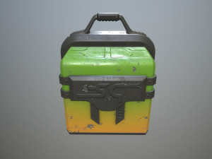 sci-fi crates 3D Модель
