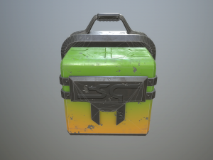 sci-fi crates 3D Модель