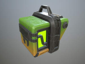 sci-fi crates 3D Модель