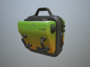 sci-fi crates 3D Модель
