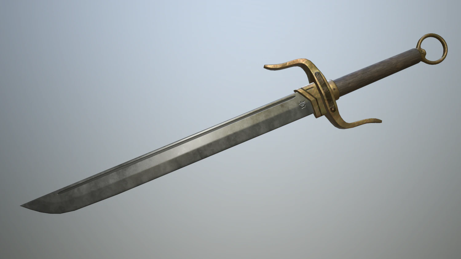 chinese sword 3D Model .c4d .max .obj .3ds .fbx .stl .blend 