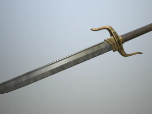 &Ccedil;in kılıcı 3D Model