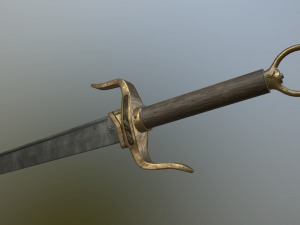 chinese sword Modelo 3D