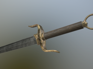 chinese sword Modelo 3D