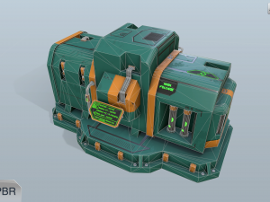 sci-fi energy node 3D Model