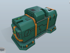 sci-fi energy node 3D Model