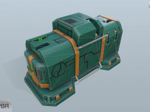 sci-fi energy node 3D Model
