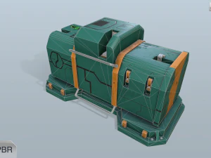 sci-fi energy node 3D Model