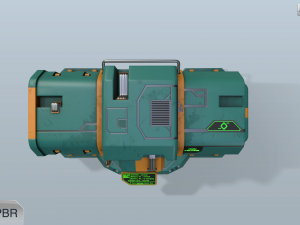 sci-fi energy node 3D Model