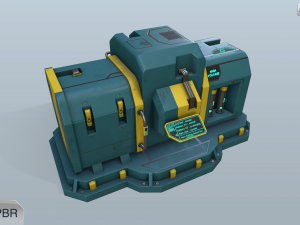 sci-fi energy node Modelo 3D