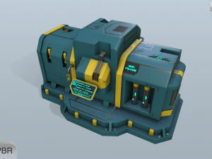 sci-fi energy node 3D Model