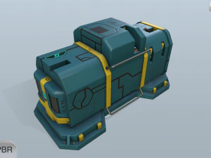 sci-fi energy node 3D Model