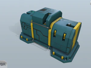 sci-fi energy node 3D Model