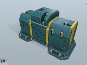 sci-fi energy node 3D Model