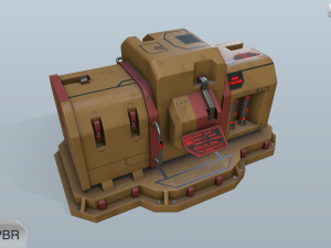 sci-fi energy node Modelo 3D