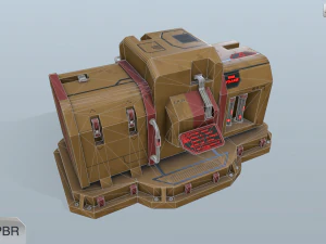 nodo energetico fantascientifico Modello 3D