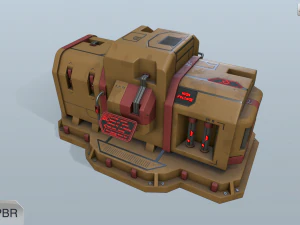 nodo energetico fantascientifico Modello 3D