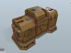 nodo energetico fantascientifico Modello 3D