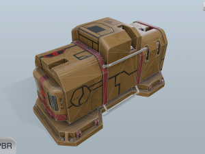 sci-fi energy node Modello 3D
