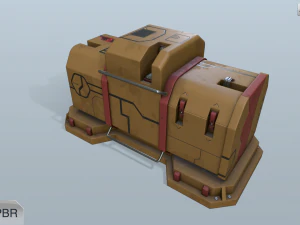 nodo energetico fantascientifico Modello 3D