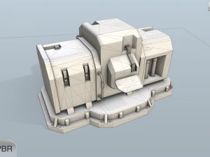 nodo energetico fantascientifico Modello 3D