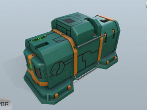 sci-fi energy nodes 3D Model