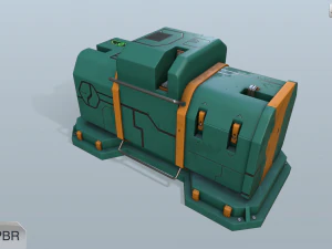 sci-fi energy nodes 3D Model