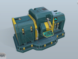 sci-fi energy nodes 3Dモデル