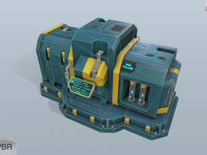 sci-fi energy nodes 3Dモデル