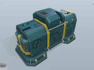 sci-fi energy nodes 3D Model