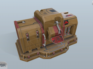 sci-fi energy nodes 3Dモデル