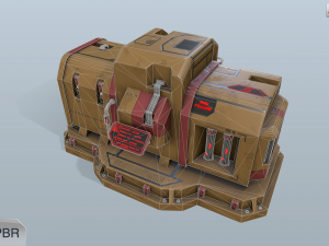 sci-fi energy nodes 3Dモデル