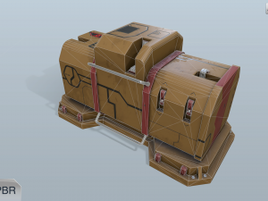 sci-fi energy nodes 3Dモデル