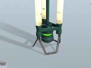 sci-fi lamp 3D Model