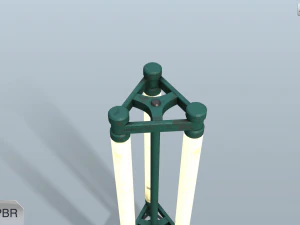 sci-fi lamp 3D Model