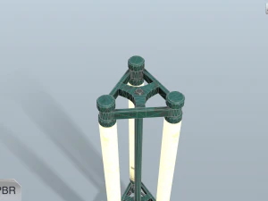 sci-fi lamp 3D Model