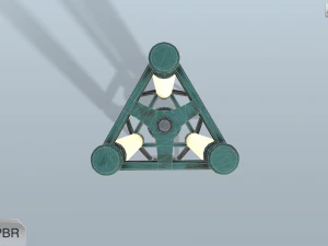 sci-fi lamp 3D Model