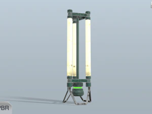 sci-fi lamp 3D Model
