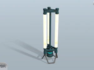 sci-fi lamp 3D Model