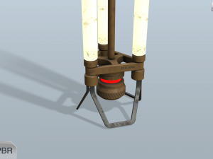 sci-fi lamp 3D Model