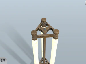sci-fi lamp 3D Model