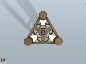 sci-fi lamp 3D Model