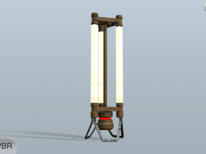 sci-fi lamp 3D Model
