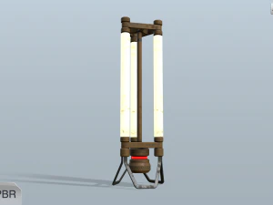 sci-fi lamp 3D Model