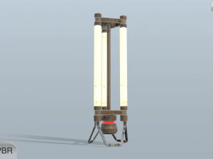 sci-fi lamp 3D Model