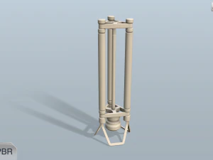 sci-fi lamp 3D Model