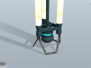 sci-fi lamps Modello 3D