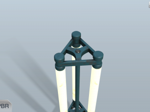 sci-fi lamps Modello 3D