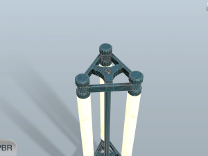 sci-fi lamps Modello 3D