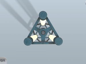 sci-fi lamps Modello 3D